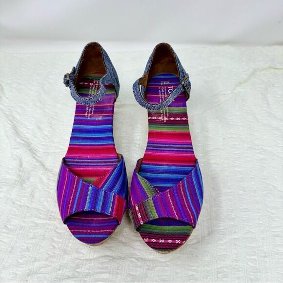 Toms Multi-color Wedges- Size 8.5 - Picture 3 of 14